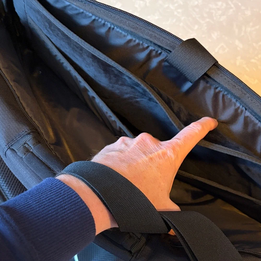 Travis Mathew Charcoal Laptop Bag